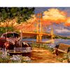 Опт-картина / Sayılara göre boyama 40x50 Eski Amerika