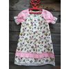 Кружевной Край / Lace Edge / Children's dress with sleeve "flashlight"