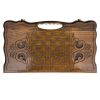 GamesDealer / Backgammon carved "Echmiadzin" with handle 60, Haleyan