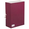 The box is archival (240х330 mm), 120 mm, 2 ties, fire alarms, 1000 sheets, wine, STAFF
