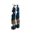 Decor and Gift / Statuette en bois "Асмат bleu" 50 cm