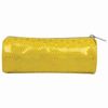 Pencil case-tube BRAUBERG, soft, "Glitter Gold", 20х7х7 cm