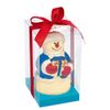 Sculpture of white chocolate "Snowman"