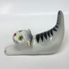 Porcelain figurine "Kitty grey"
