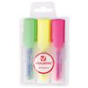 A set of highlighters BRAUBERG 3 PCs., ASSORTED, "FLUO", line 1-5 mm