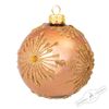 Holiday Classics / Ball "Amber", 8 cm, 6 pieces