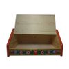 Gorodets painting / Painted wooden bread box "Horses"