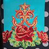 Торжокские золотошвеи / Velvet bag "Dolce rose"
