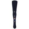 Patterned tights "Pirate" blue