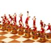 GamesDealer / 国际象棋“篮球”50 * 50 染色橡木