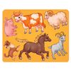 Stencil-coloring "Home Animals"