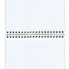 OFFICEMAG / Notizblock dunkelblau GROSSFORMAT, 80 Blatt A4 (200x290 mm), Kamm, Karton, fester Träger, Käfig