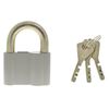 The padlock, 80 mm wide, cast iron, arch d-14 mm, Finnish, 3 keys, SIBLTECH, WN2-26