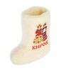 Дымковская глиняная игрушка / Magnet-felt boot "Kirov", set of 3 pcs.