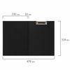 Tablet-Ordner STAFF "EVERYDAY", A4 (230x314 mm), mit Clip und Deckel, Karton / Papier, RUSSLAND, schwarz