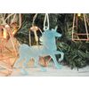 Ленивые Бобры / Lazy Beavers / Set of blue Christmas tree decorations "Miracles inside" in a gift box