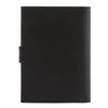 FABULA / Driver's wallet "Largo", genuine leather, embossed, 6 plastic pockets, button, black