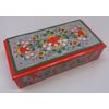 Беломорские узоры / The box is wooden "Onega painted on a grey background" height 5 cm