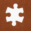 Hole punch shaped "Puzzle", diameter of cut-out pieces 25 mm, TREASURE ISLAND