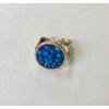 Silver ring "Cvarat" handmade with turquoise