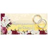 ЗОЛОТАЯ СКАЗКА / Wedding invitation 96x210 mm (in the spread 96x420 mm), "Gold", foil