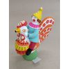 Дымковская глиняная игрушка / Figurina "Cavalcatore sul gallo"