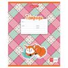 BRAUBERG / Notebook 12 y. line, cardboard cover, "SMART FOX" / 20 pcs.