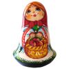 Мастерская подарков / Gift workshop / Tumbler matryoshka, Girl with a basket of apples