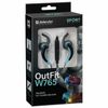 DEFENDER / Earphones with microphone (headset) OutFit W765, wired, 1.5 m, gray with blue