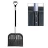 BERCHOUSE / Plastic snow shovel, 46x40 cm, height 130 cm, with aluminum handle and tip