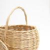 Vegetable basket round tall with lid