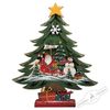 Holiday Classics / Christmas tree decoration "Christmas tree" Santa on a sleigh "desktop