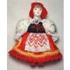 Потешный промысел / Souvenir porcelain pendant doll "Fairy-tale character. Little Red Riding Hood"