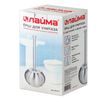 ЛАЙМА / Toilet brush with ball stand, stainless steel, matt