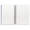 BRAUBERG / Notebook "Office" SMALL FORMAT 80 sheets A6, 105x145 mm, comb on the side, plastic cover, cage