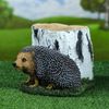 Керамика ручной работы / Planter "Stump with a hedgehog"