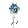 Toy Christmas tree "Clock with pendulum" 56GG64-25804 Blue Roof