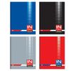 BRAUBERG / Quaderno A4, 96 fogli, punto metallico, gabbia, copertina in cartone, "INDAY" / 10 pz.
