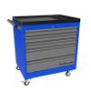 PROFFI Truck instrumental 795.5 RAL5005 (5 RAL7024 drawers, handle, wheels)