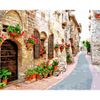 Опт-картина / Painting by numbers 40x50 Narrow street