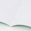 МАЯК / Notebook GREEN cover 12 sh., Large cage with margins, offset / 20 pcs.