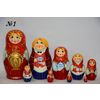 Вятский сувенир / 9-piece matryoshka # 56