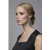 Lace earrings "Matilda" gray