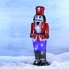 Kaemingk / LED-Figur Nussknacker, 38 cm, 30 LED-Leuchten, batteriebetrieben, IP44