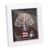Chocolate greeting card "Christmas garden"