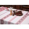 Тканые узоры / Cotton tablecloth "Summer red" 220х134
