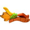 Bright hedgehog - colorful educational toy (handmade)