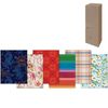 GRANDGIFT / Glossy gift wrapping paper in rolls, 0.7x1 m, assorted drawing (man's), 2 sheets