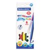 Sharpeners BRAUBERG "PREMIUM", 6 colors, ULTRASEVEN, classic, vented cap, cardboard box with Euro slot