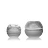 Гусевской Хрустальный завод / Crystal vase for flowers "Pauzhna" large colorless